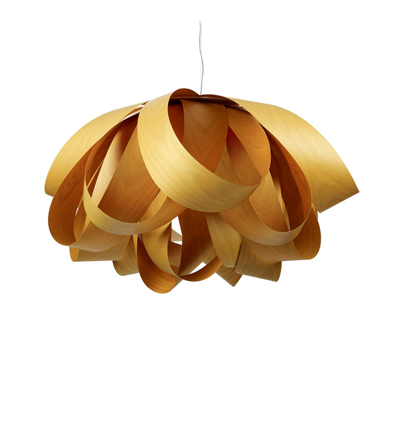LZF Agatha Large Pendelleuchte – Furnier Gelb