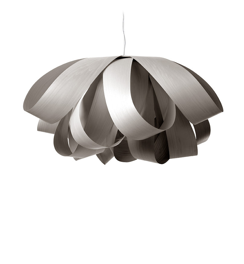 LZF Agatha Large Pendelleuchte – Furnier Grau