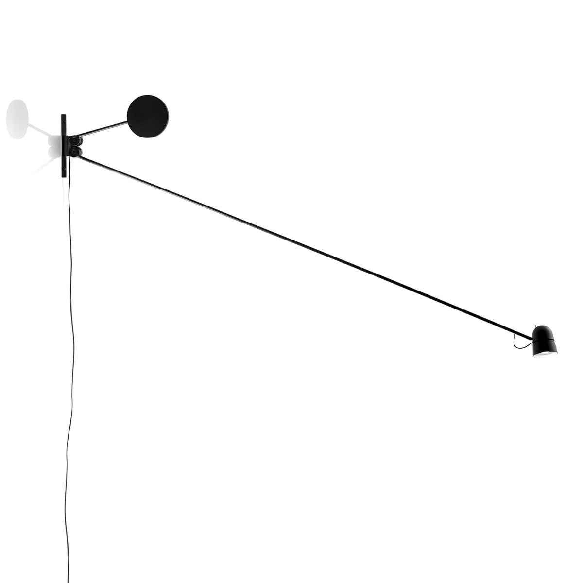 Luceplan Counterbalance Wandleuchte – Schwarz