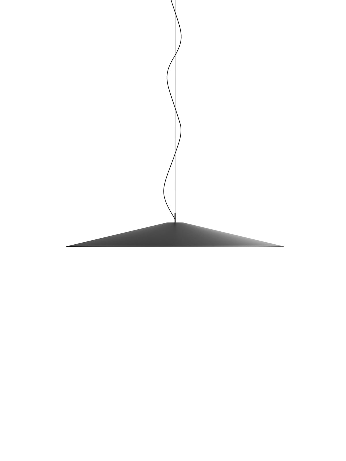 Luceplan Koinè Pendelleuchte – A07S86W – Ø 86, Schwarz matt, 2700 K