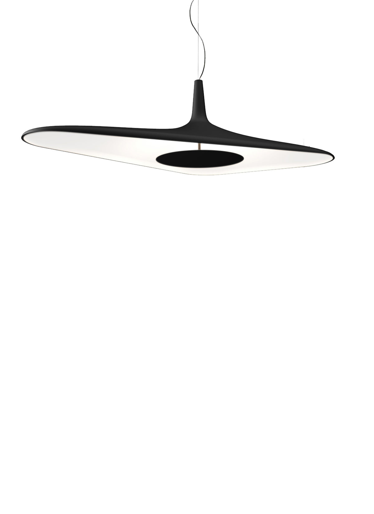 Luceplan Soleil Noir Pendelleuchte – Weiß