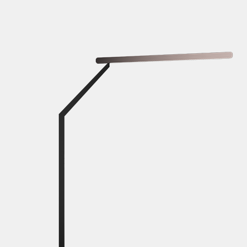 Occhio Mito terra 3d Stehleuchte – Bronze, Körper Schwarz matt