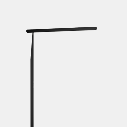 Occhio Mito terra Stehleuchte – Tischversion, Bronze, Körper Schwarz matt