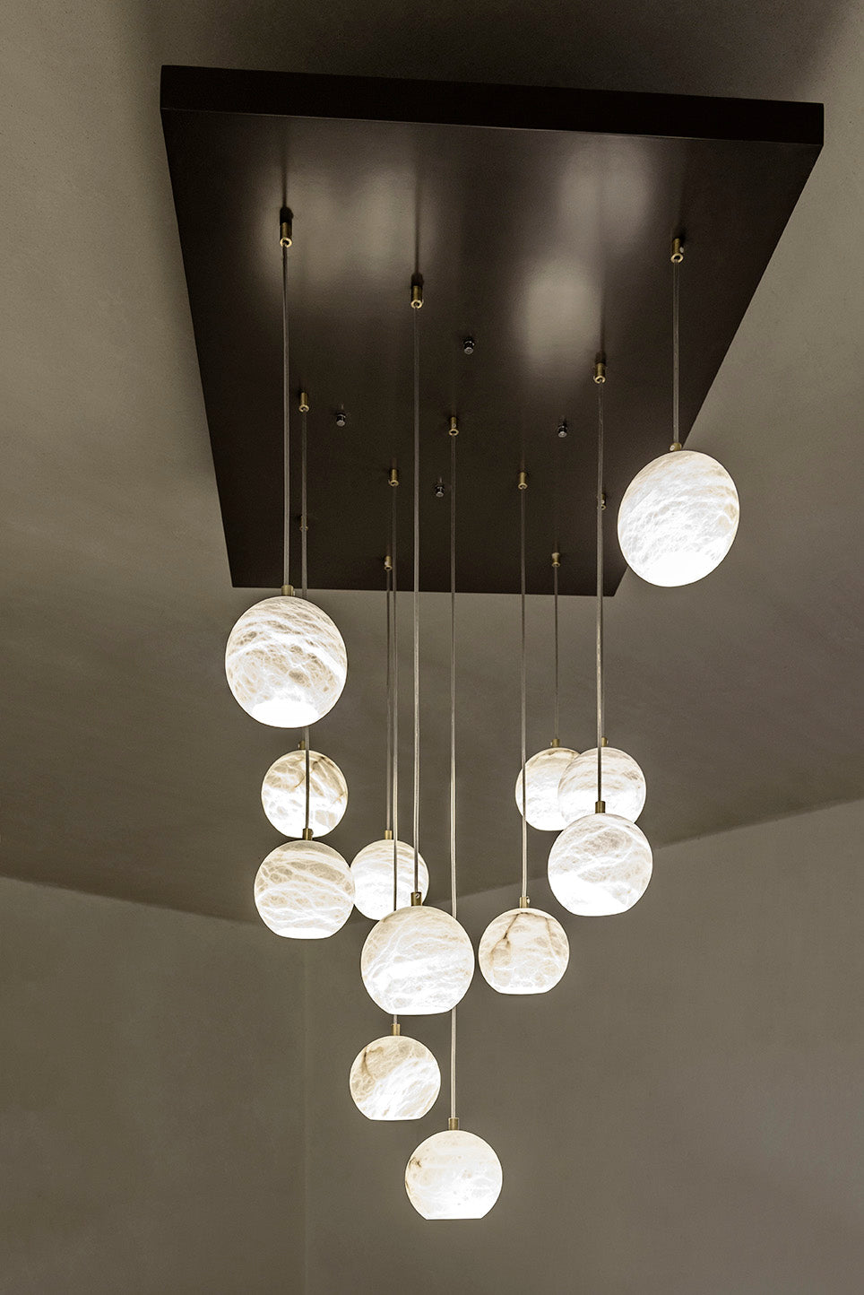 United Alabaster Rain Balls Pendelleuchte – Ansicht 4