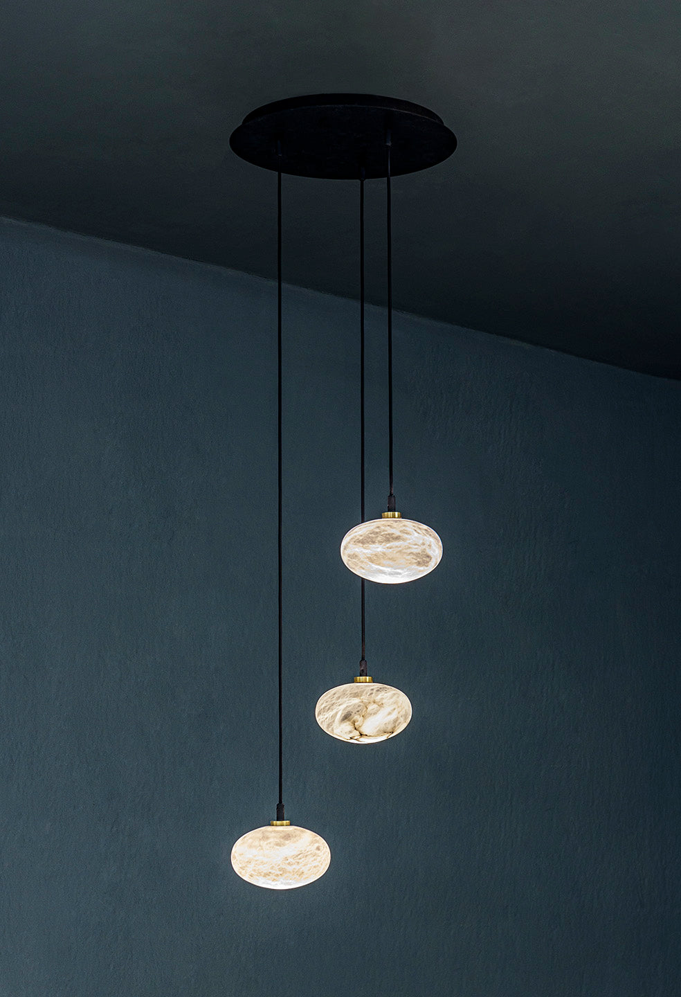 United Alabaster Oval Pendelleuchte – Ansicht 4