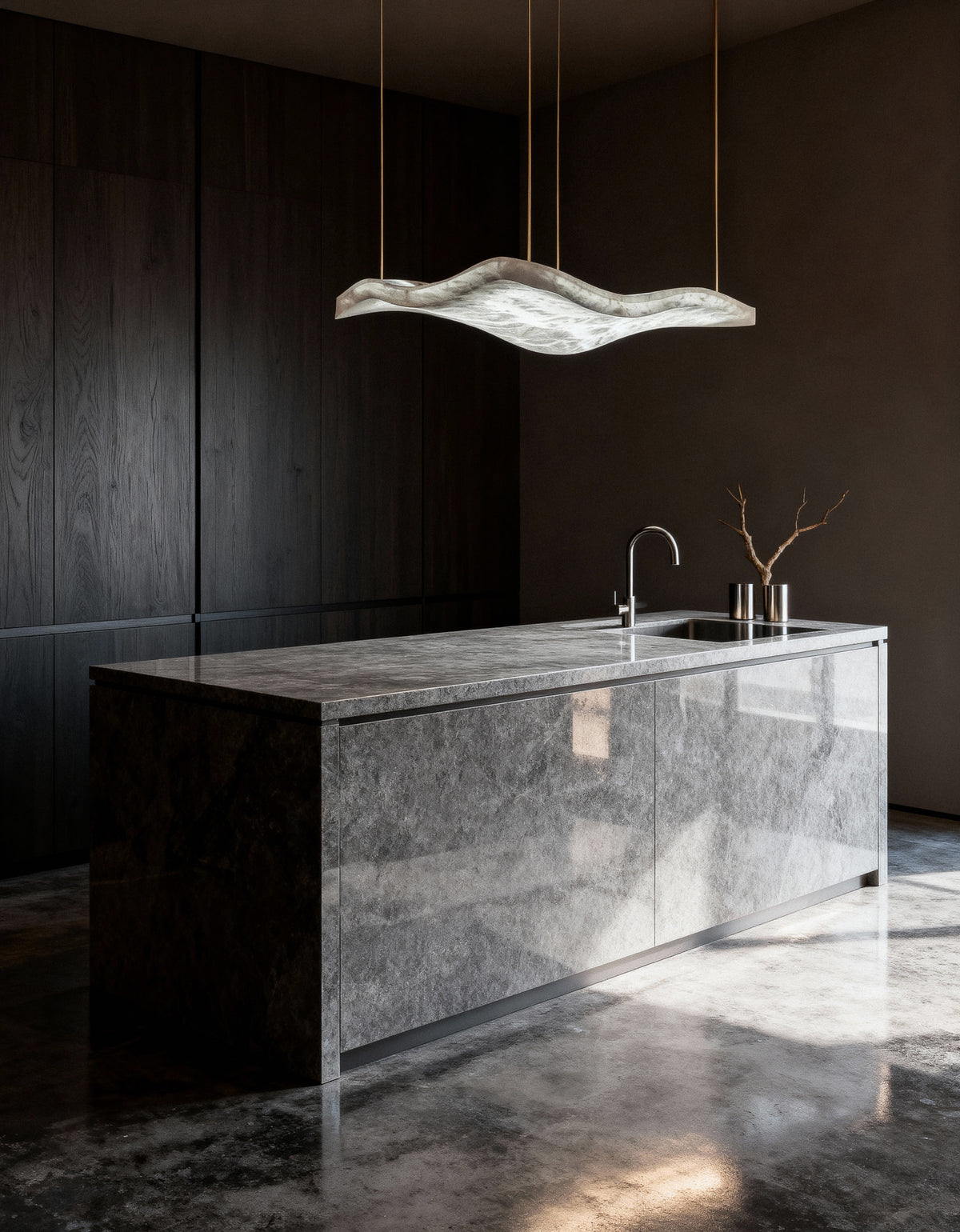 United Alabaster Aire Pendelleuchte – Ansicht 1