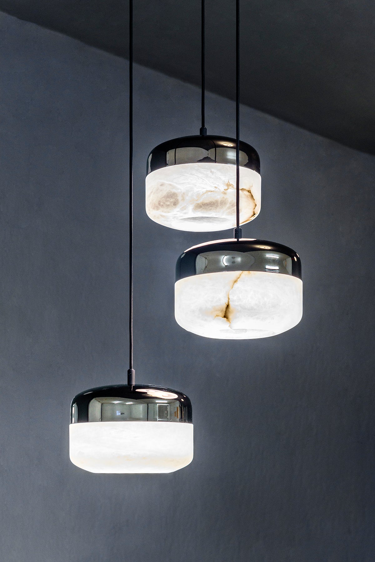 United Alabaster Copper Pendelleuchte – Ansicht 4