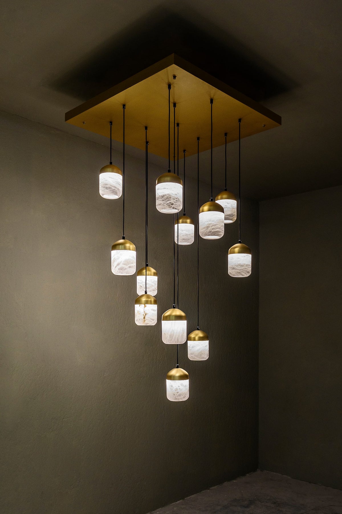United Alabaster Glans Pendelleuchte – Ansicht 2