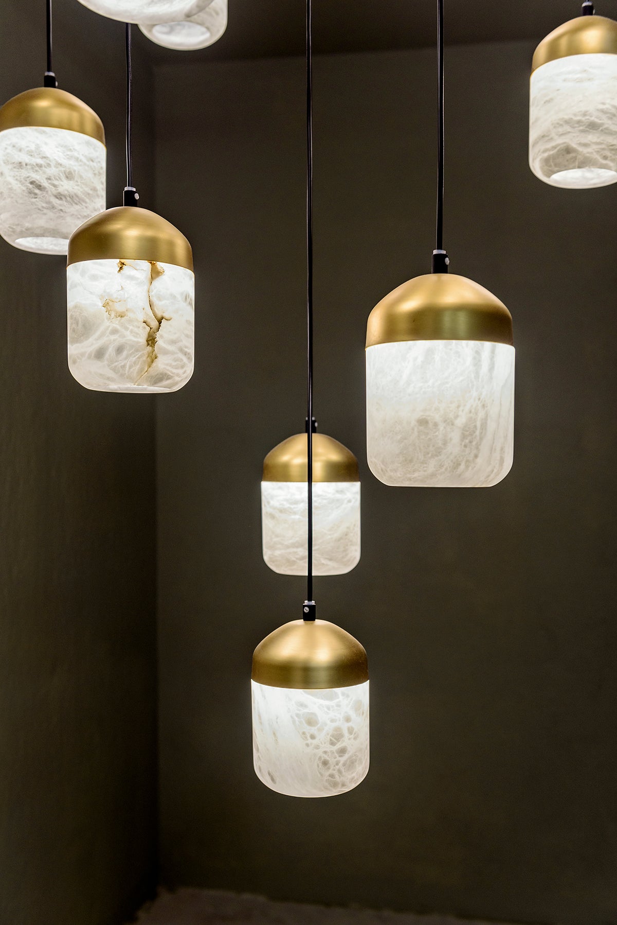 United Alabaster Glans Pendelleuchte – Ansicht 6