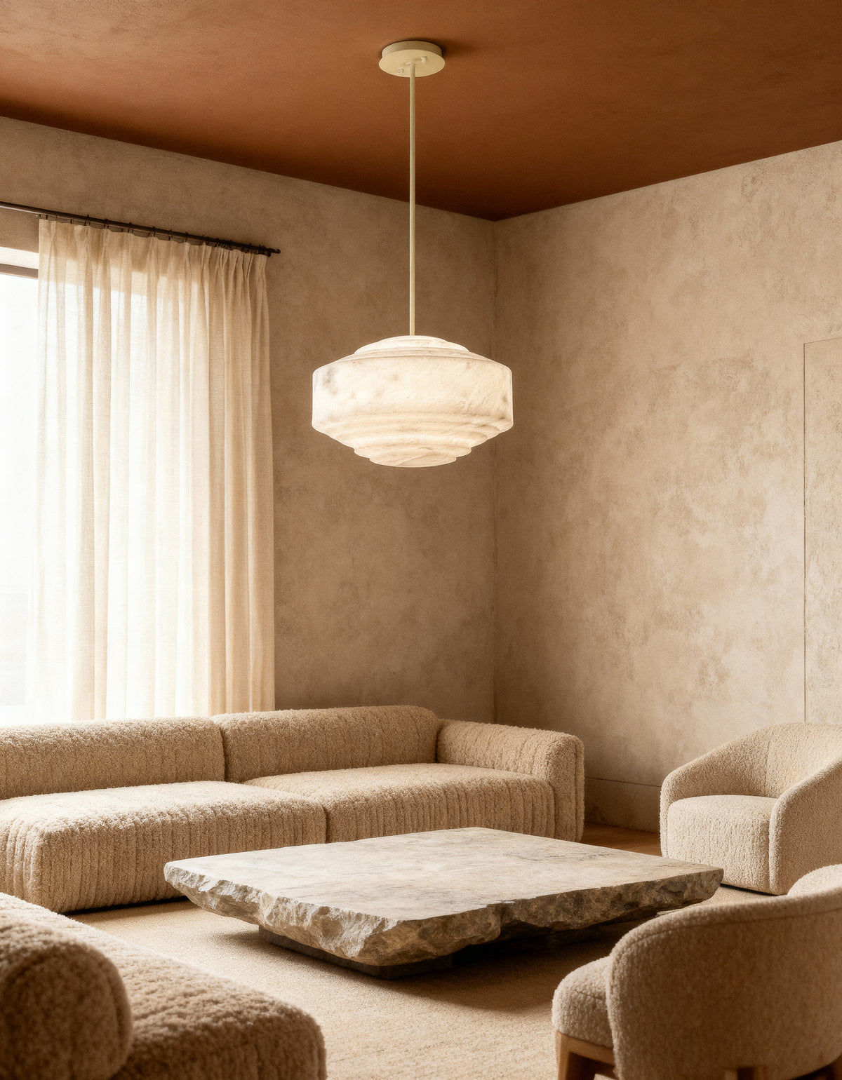 United Alabaster Marina Pendelleuchte – Ansicht 3