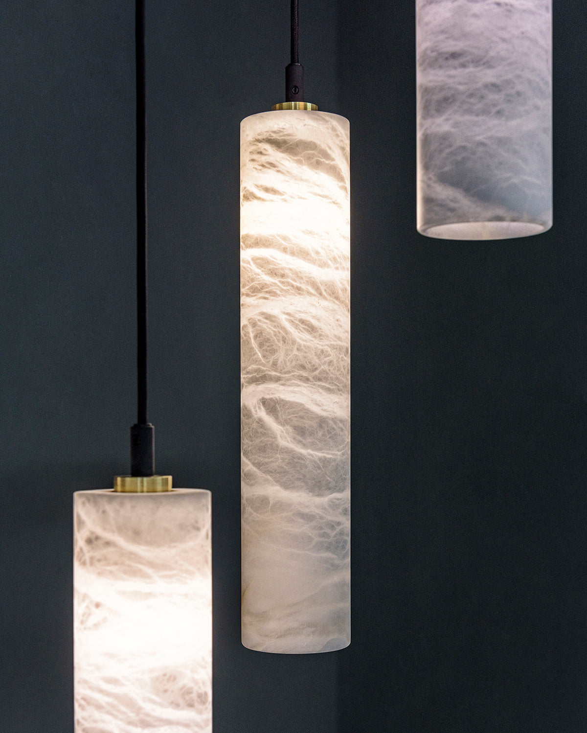 United Alabaster Tubular Bells Pendelleuchte – Ansicht 5
