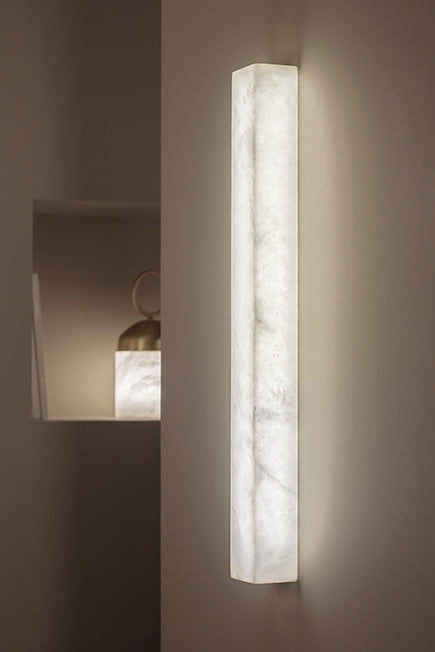 United Alabaster Square Slim Wandleuchte – Ansicht 1
