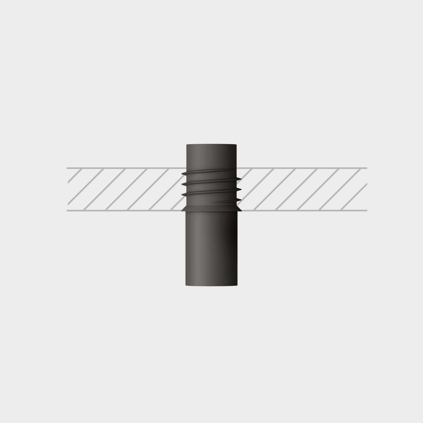 Bind Solo 6614 Deckenleuchte – silueta · Oberfläche 11
