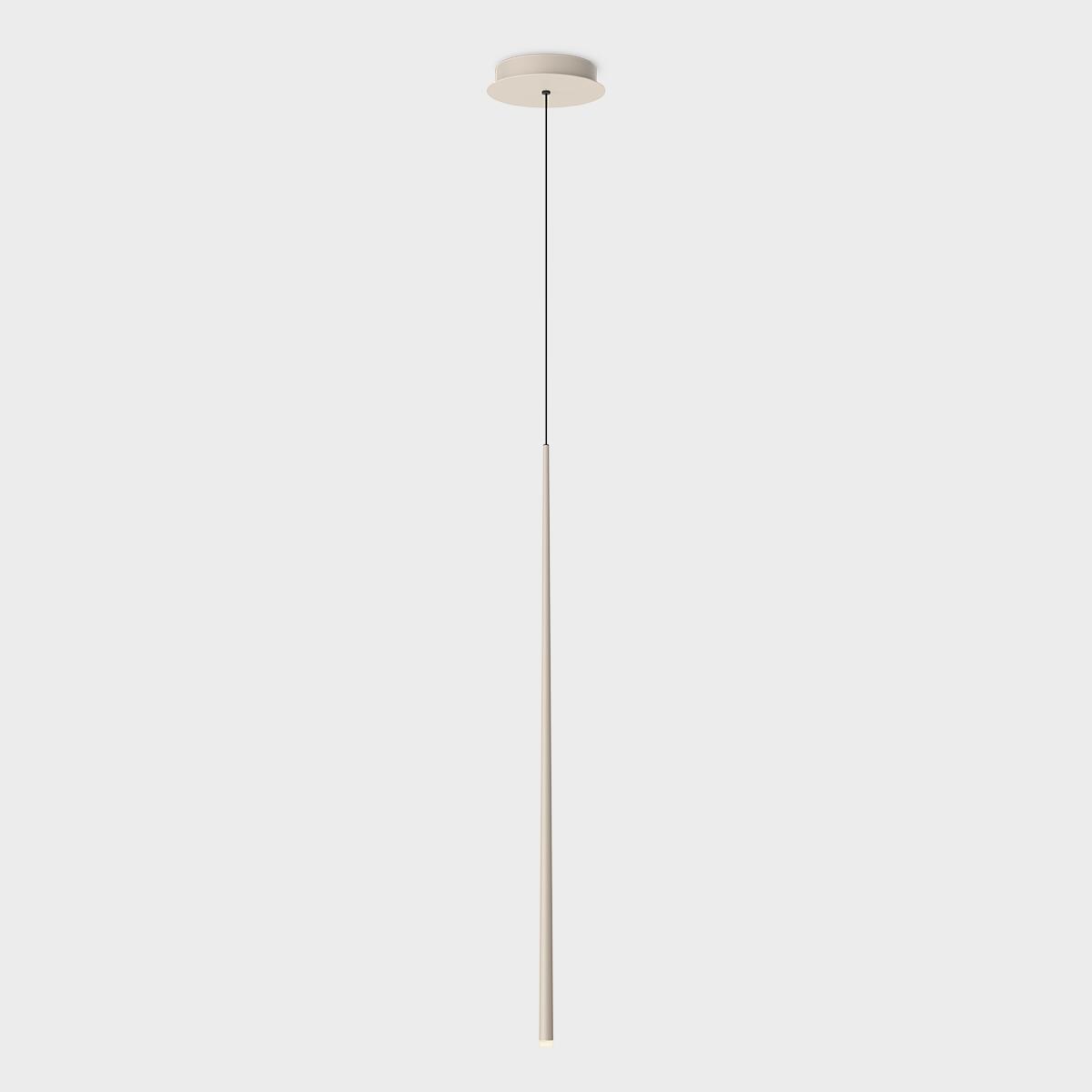 Slim 0920 Pendelleuchte – Maßzeichnung Oberfläche Beige