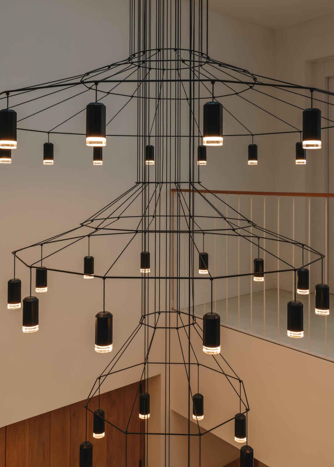 Wireflow Chandelier 0374 Pendelleuchte – Variant Schwarz