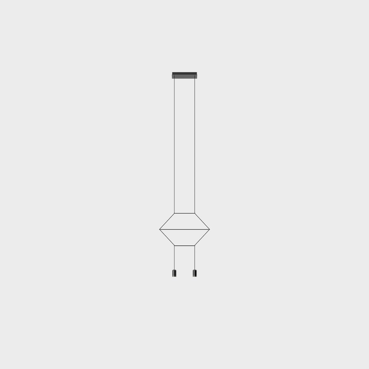 Wireflow Lineal 0320 Pendelleuchte – silueta · Oberfläche 04