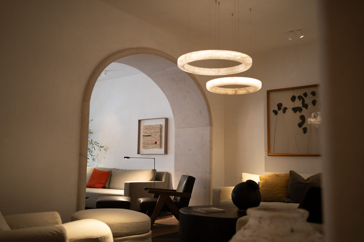 United Alabaster Halo Pendelleuchte – Ansicht 2