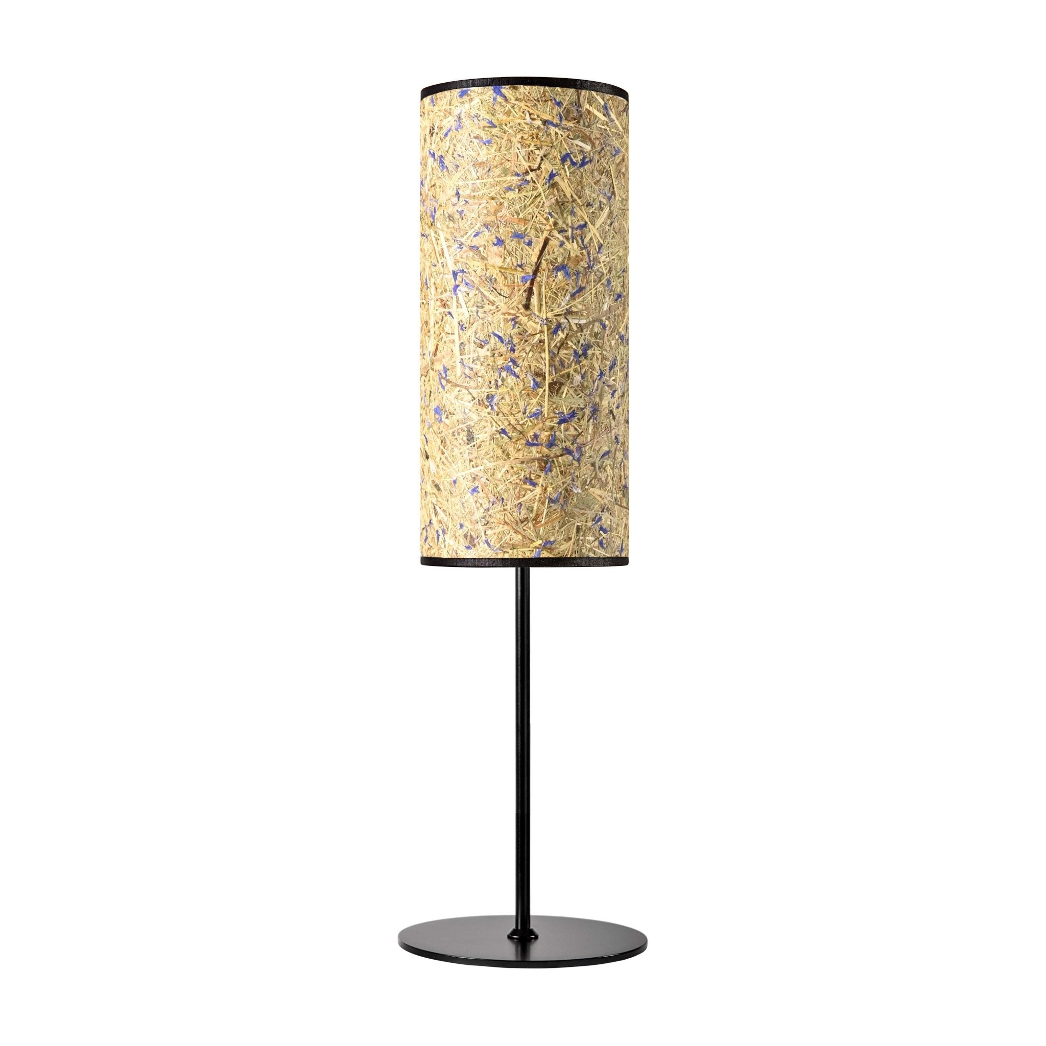 Arboreus Tischlampe Heu mit Kornblumen - Tischleuchte - Leuchtnatur