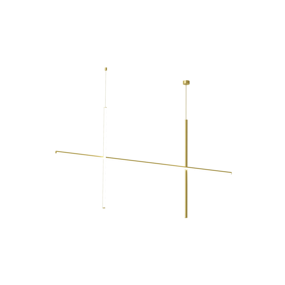 Flos Coordinates Suspension 2 Pendelleuchte – Anodized Champagne