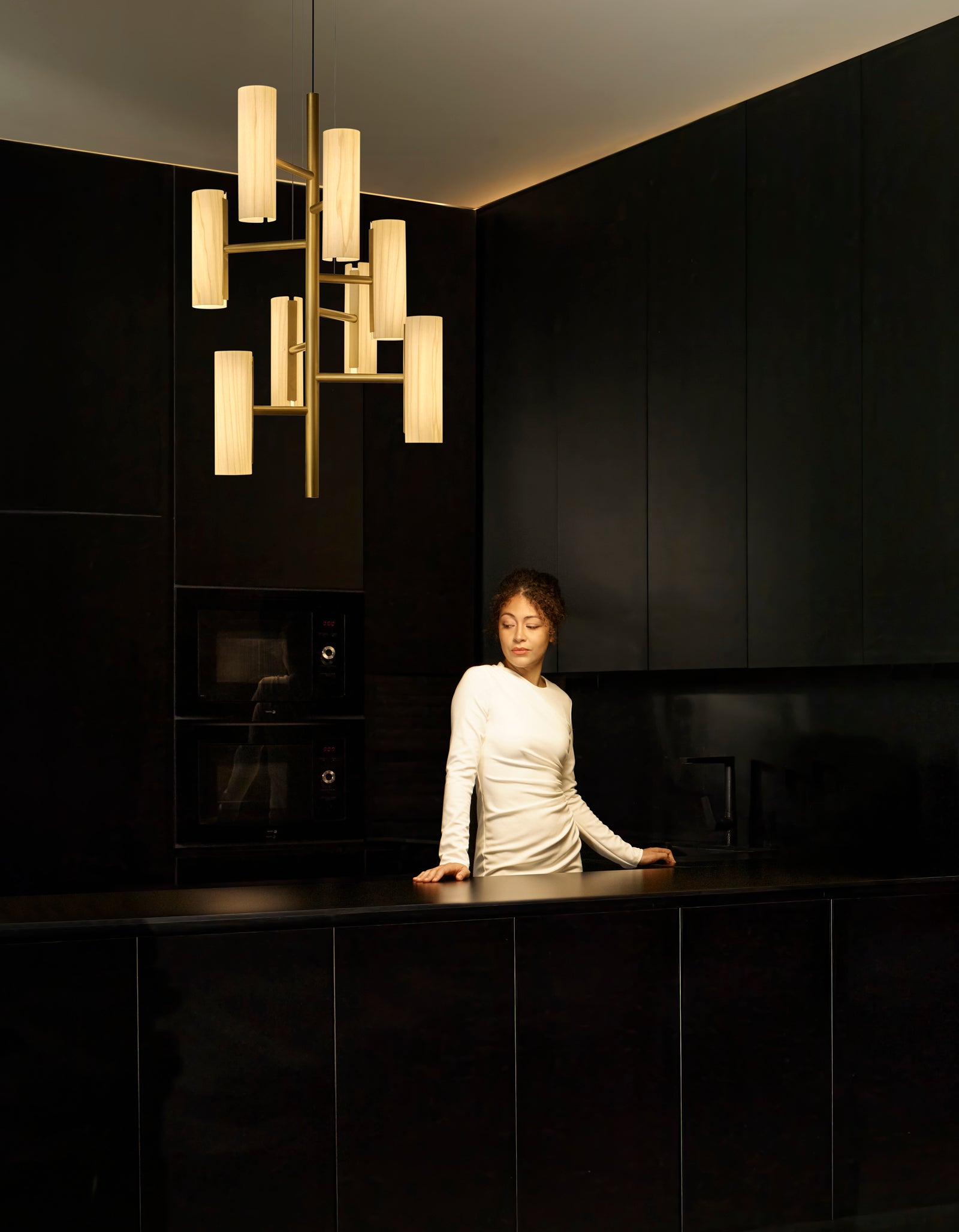 LZF Black Note Chandelier