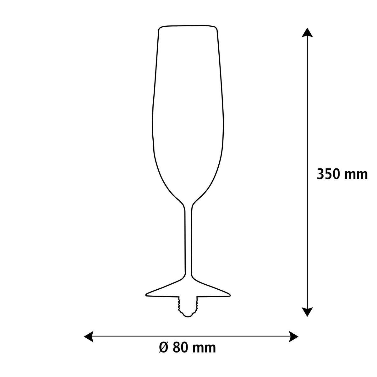 SEGULA LED Floating Champagner klar – E27, 4 W, 2.200 K, dimmbar – Produktansicht 4