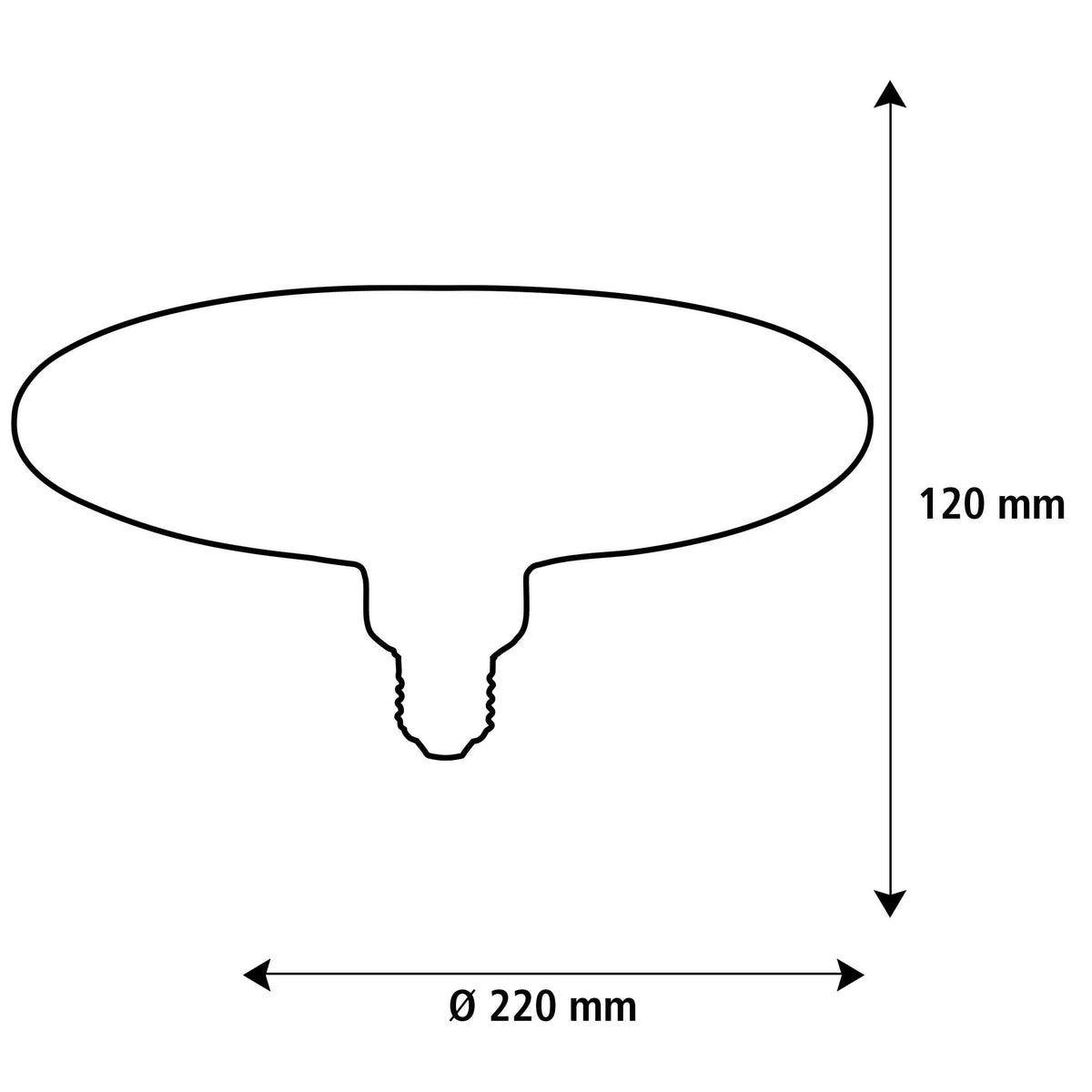 SEGULA LED Floating Ufo 220 smokey grau – E27, 4,5 W, 1.900 K, dimmbar – Produktansicht 5