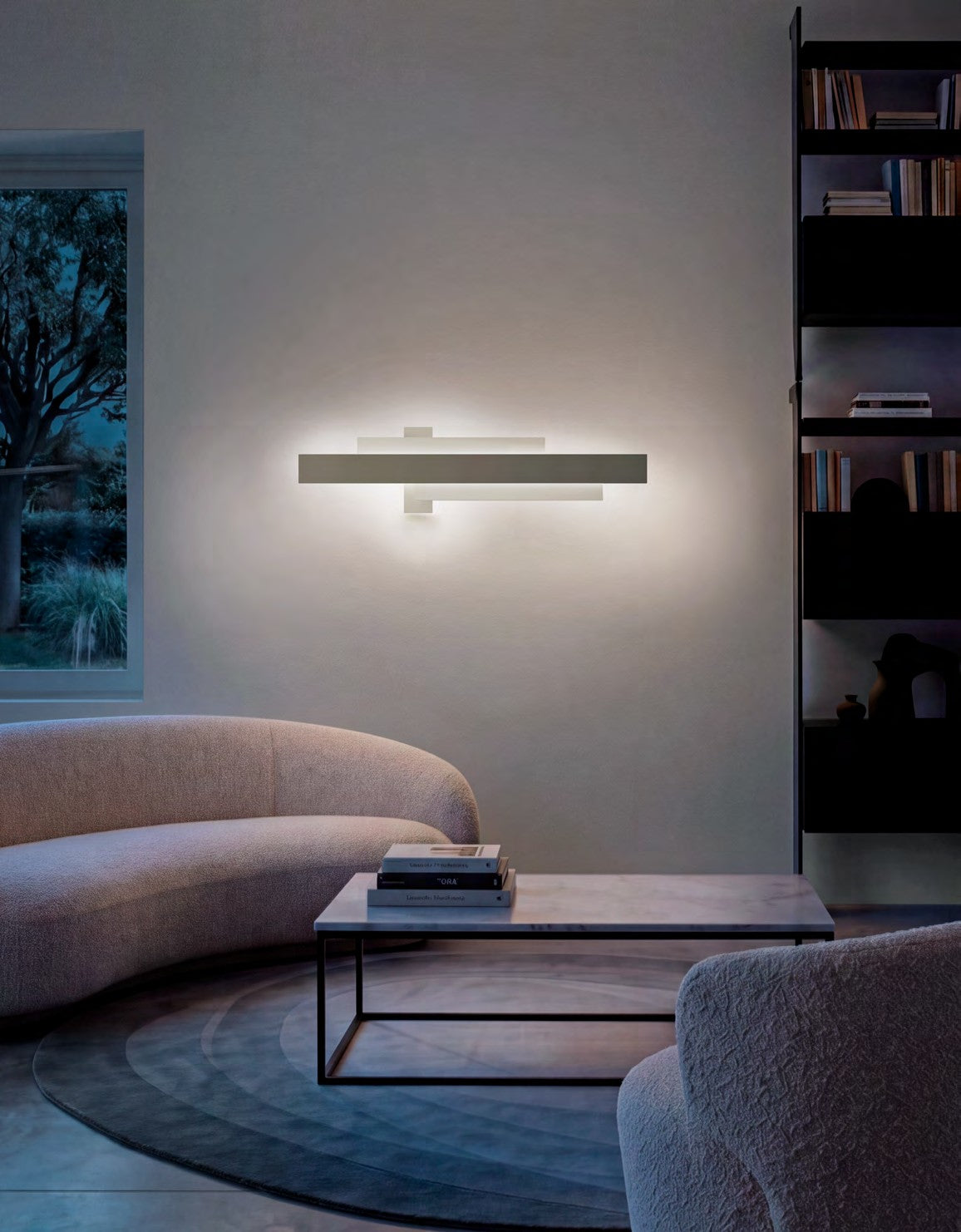 Foscarini Fields Slim 200 Wandleuchte – Ansicht 1