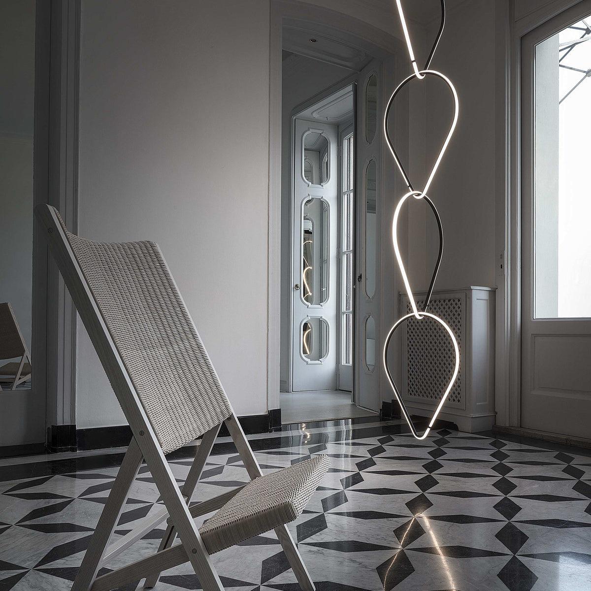 Flos Arrangements Drop Down Pendelleuchte – Ansicht 1