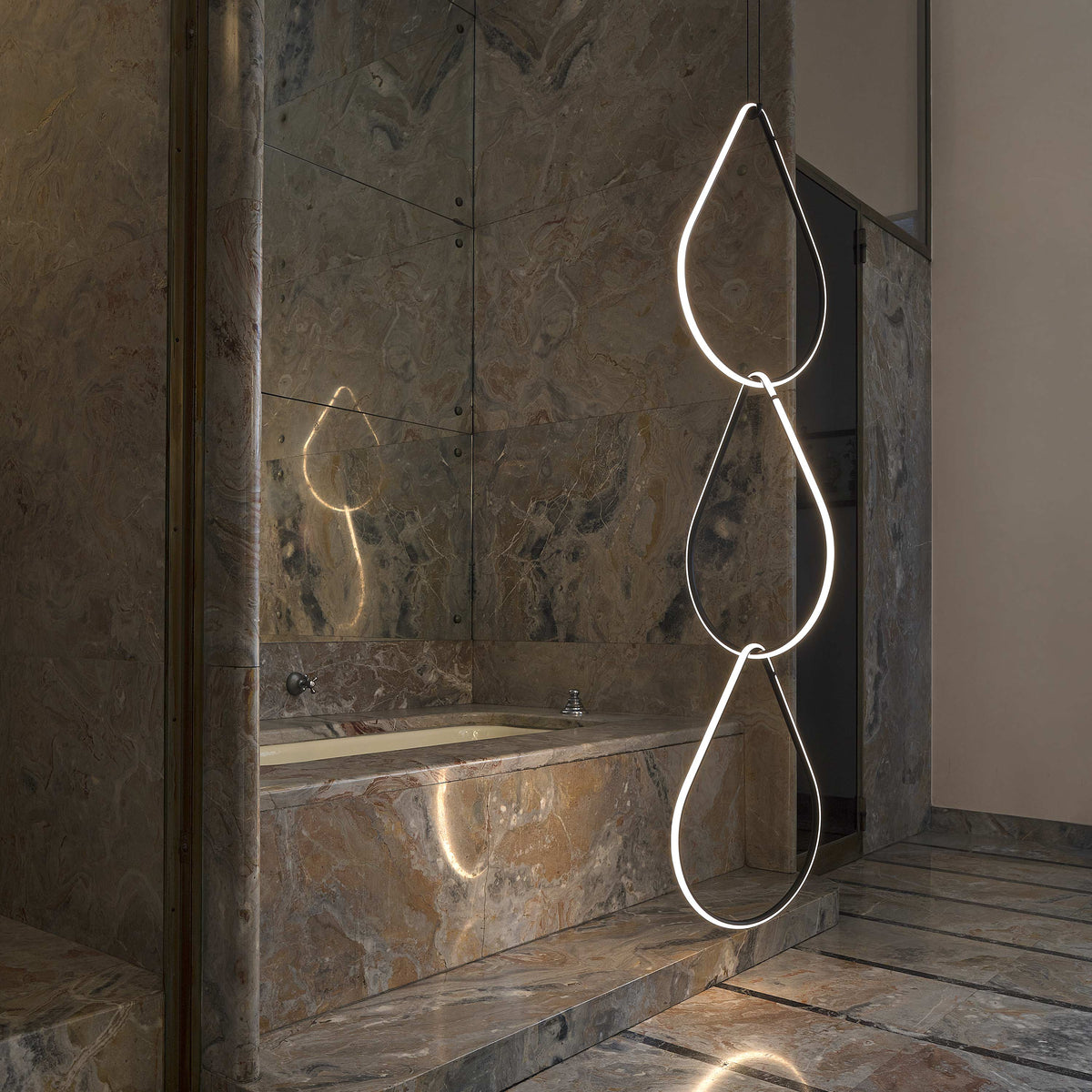 Flos Arrangements Drop Up Pendelleuchte – Ansicht 1