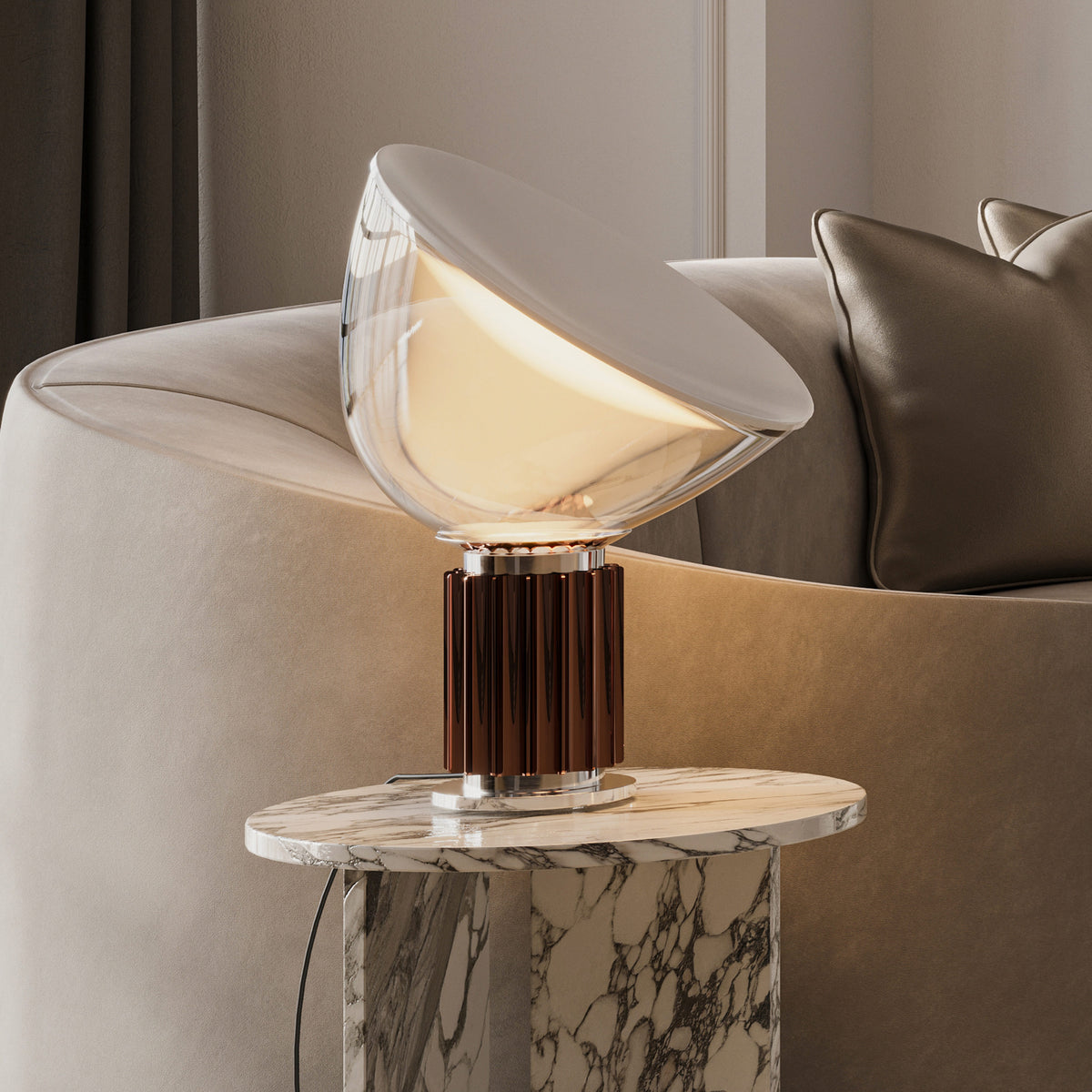 Flos Taccia Tischleuchte – Ansicht 1