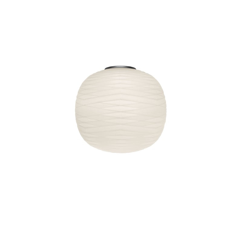 Foscarini Gem Semi Wandleuchte – Graphit/Weiß