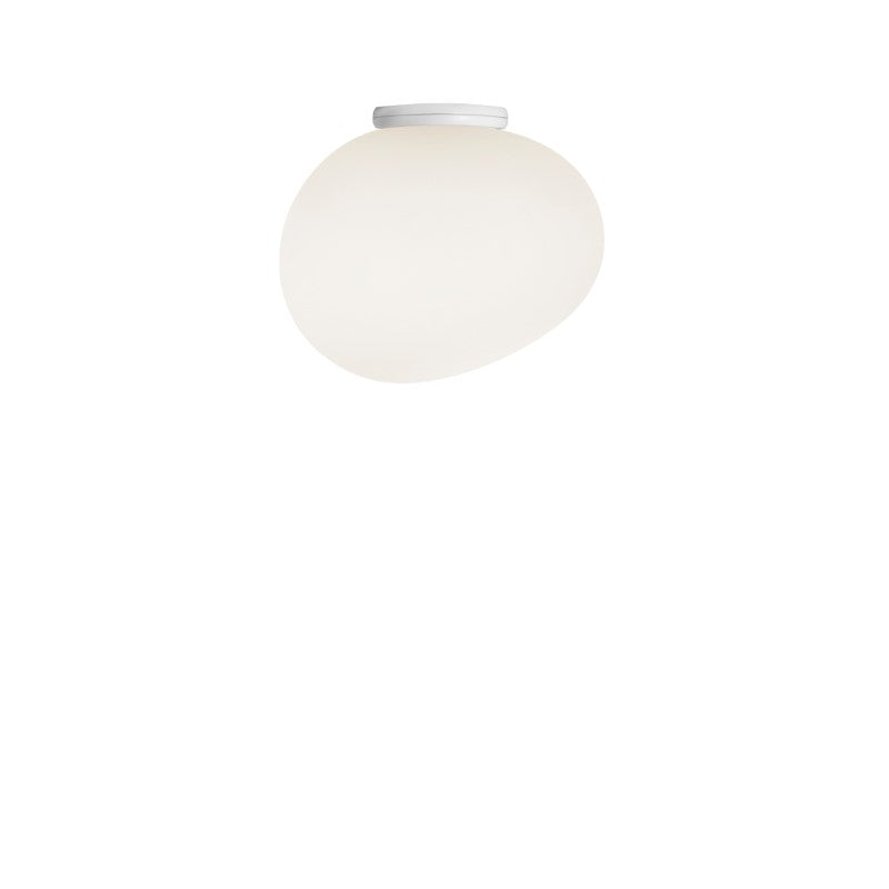 Foscarini Gregg Wand-/Deckenleuchte – Piccola, Weiß, Standard