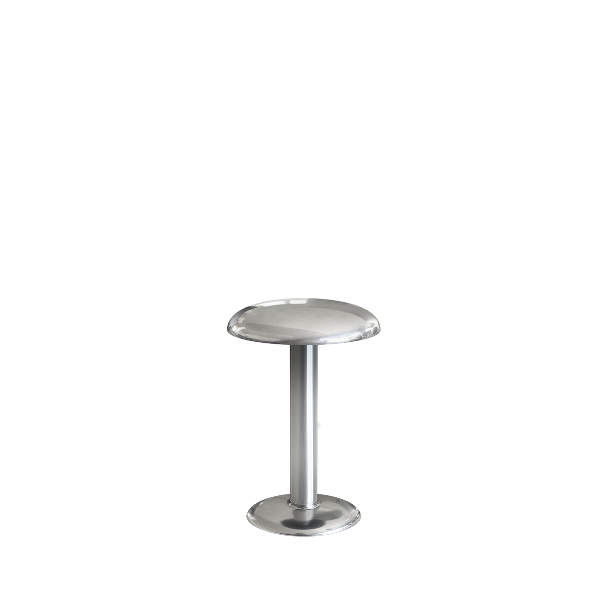 Flos Gustave Hospitality Tischleuchte – Polished Silver, 2700K