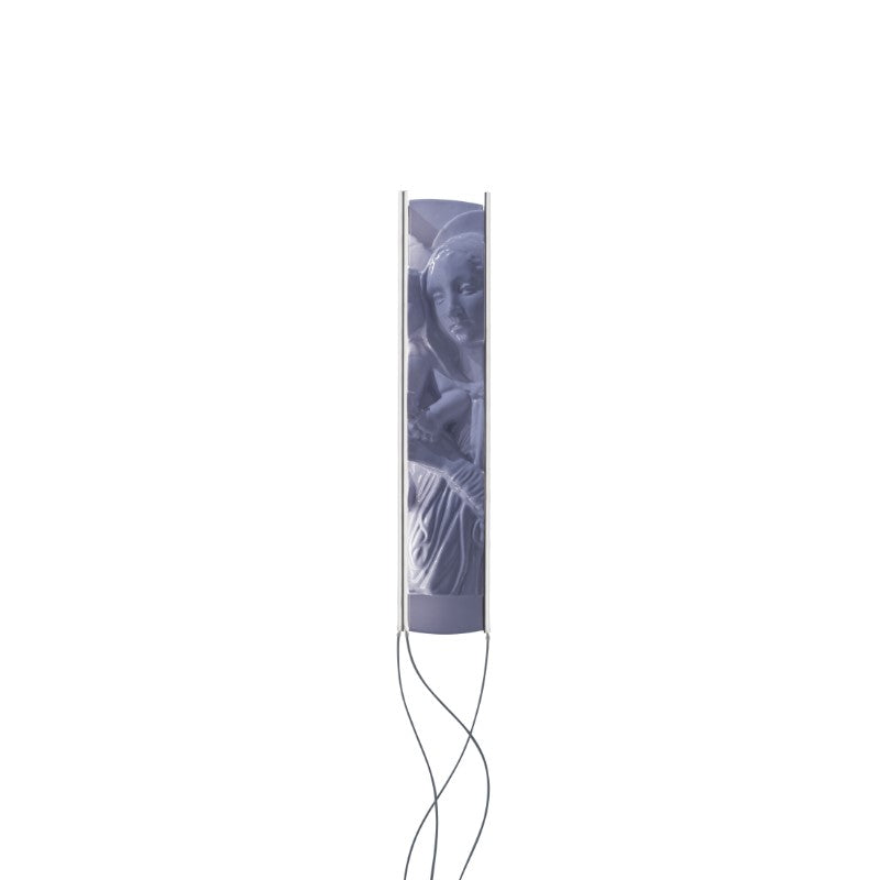 Foscarini Intervallo Wandleuchte – Hellblau glänzend