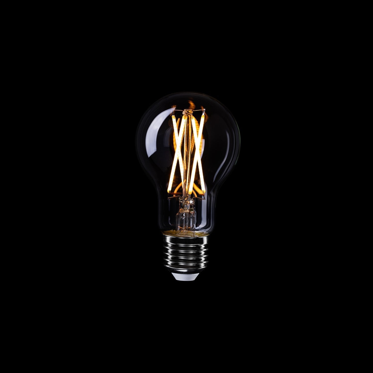 Glühbirne LED mit gekreuztem Filament Tropfen A60 7W 720 lm E27 2200K dimmbar - X02 – Produktansicht 1