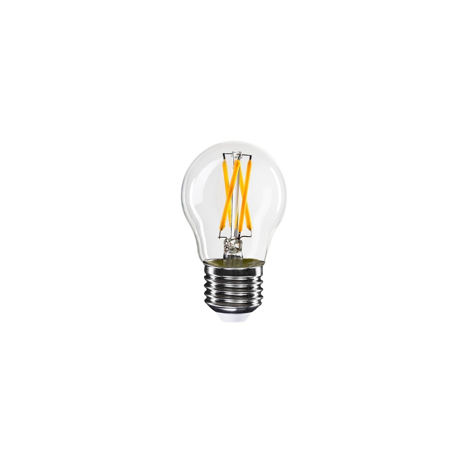 Glühbirne LED mit gekreuztem Filament Mini-Globe G45 4,8W 400 lm E27 2200K dimmbar - X01 – Hauptbild