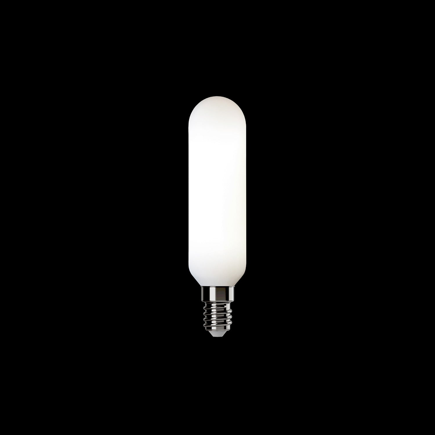 LED-Lampe Weiß Satiniert Tubular 4,8W 470Lm E14 2700K Dimmbar – A07 – Produktansicht 1