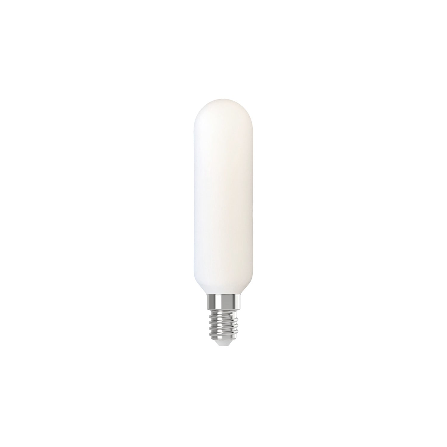 LED-Lampe Weiß Satiniert Tubular 4,8W 470Lm E14 2700K Dimmbar – A07 – Hauptbild