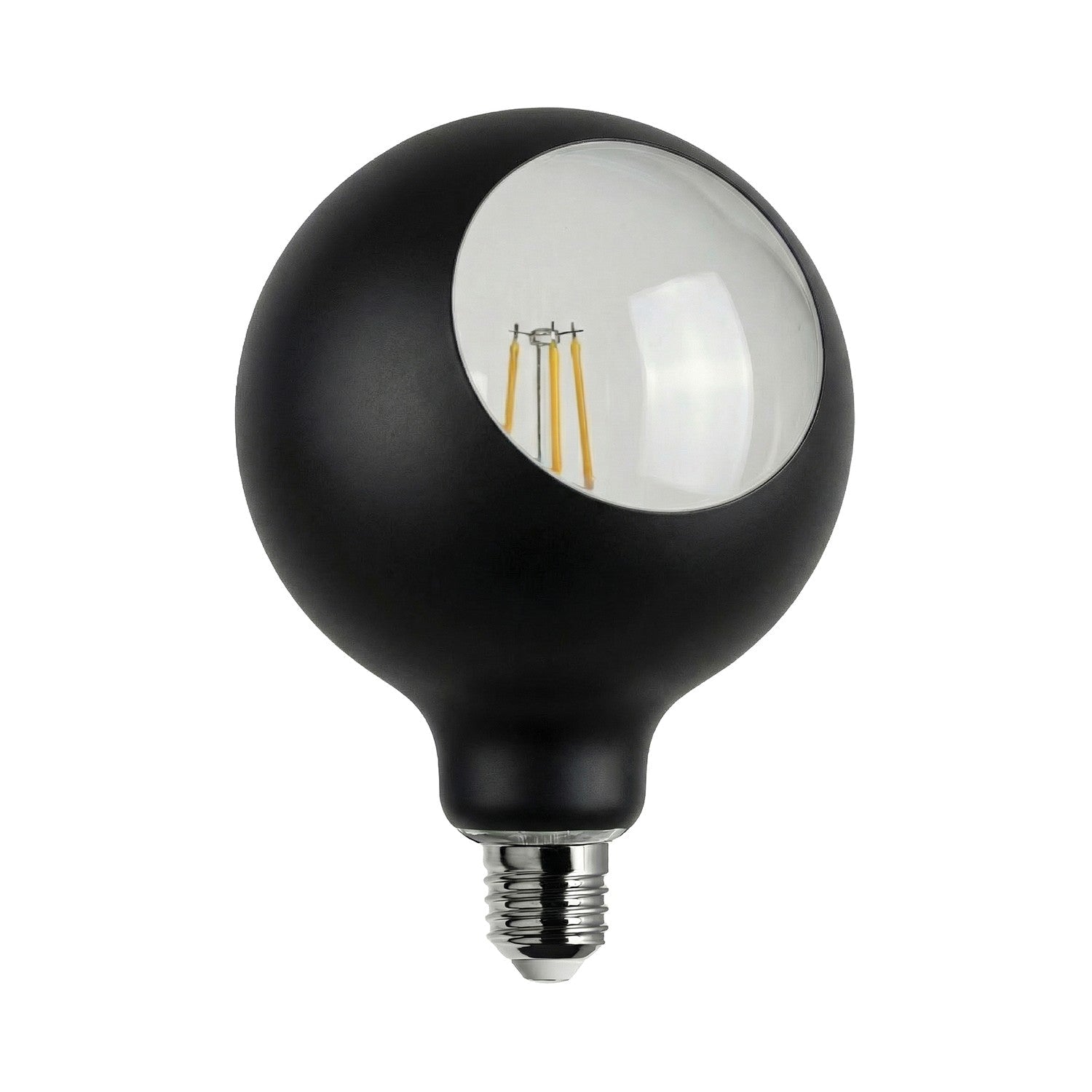 Glühbirne LED Camo G125 4,8W 806Lm E27 2700K dimmbar - Schwarz – Hauptbild
