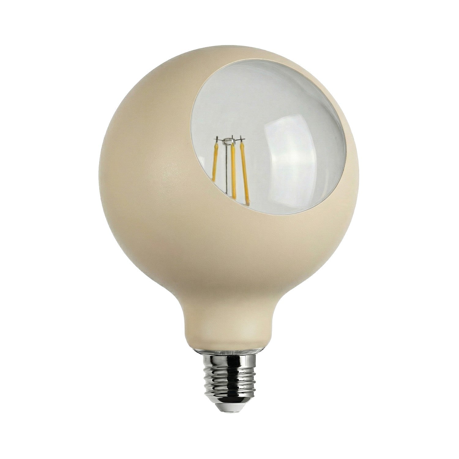 Glühbirne LED Camo G125 4,8W 806Lm E27 2700K dimmbar - Creme – Hauptbild