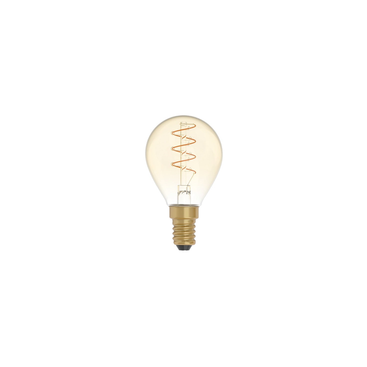 LED-Glühbirne Gold Carbon Line Spiral-Filament Mini Globe G45 2,2W 136Lm E14 1800K dimmbar - C02 – Hauptbild