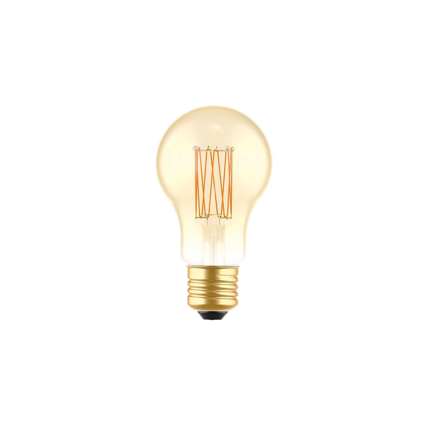 LED-Lampe Gold Carbon Line vertikales Filament Tropfen A60 7W 640Lm E27 2700K Dimmbar – C53 – Hauptbild
