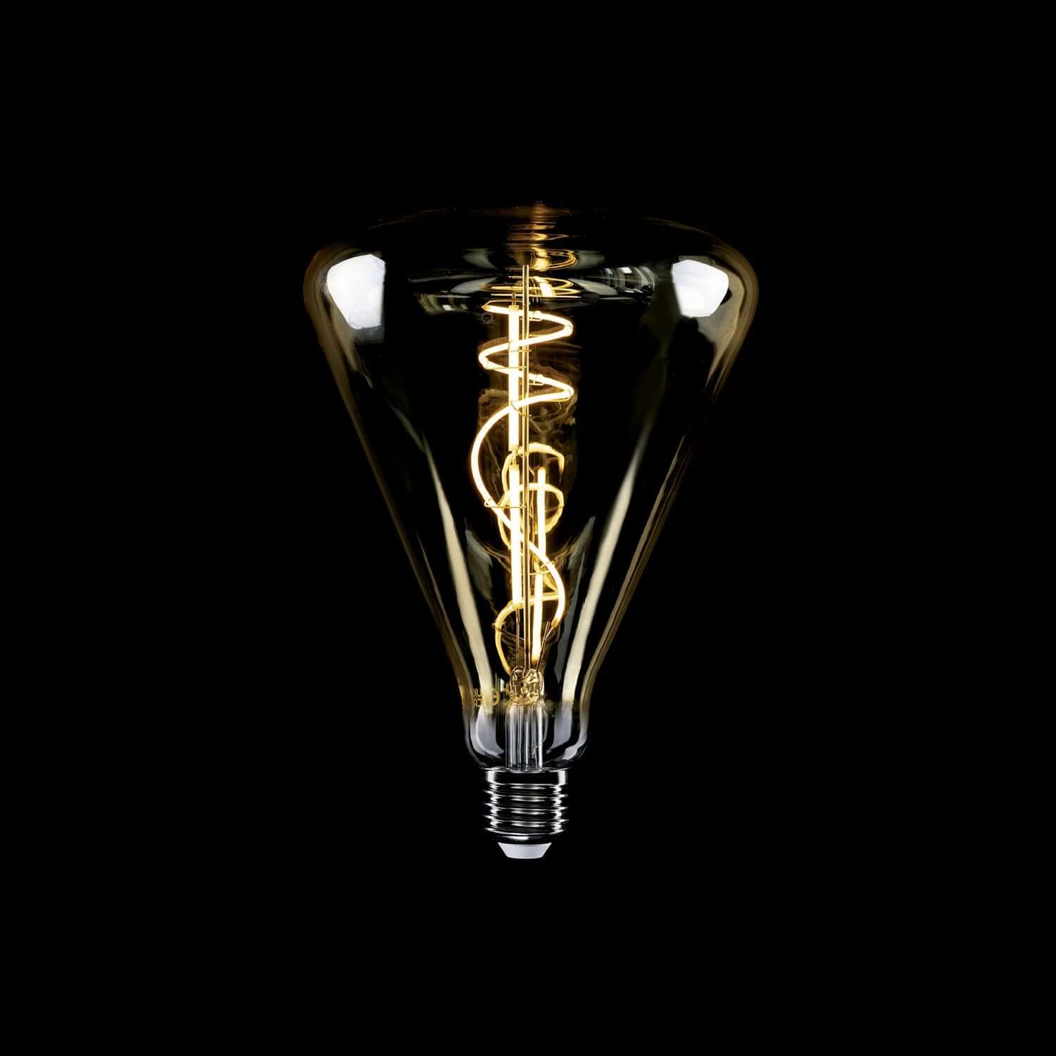 LED-Lampe Gold Cone 140 8,8W 806Lm E27 2200K dimmbar – H06 – Produktansicht 1