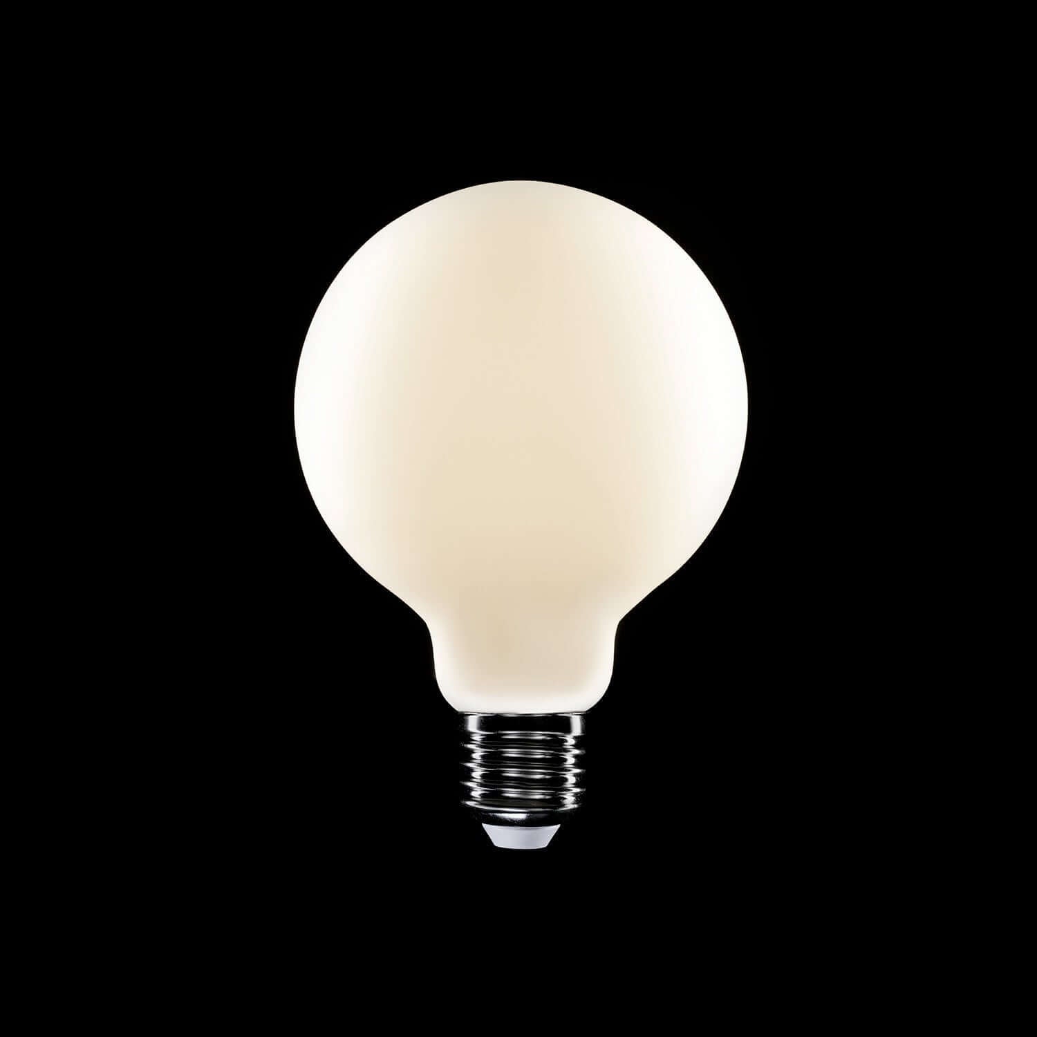 LED-Lampe Porzellan-Effekt CRI 95 G95 7W 640Lm E27 2700K Dimmerbar – P03 – Produktansicht 1