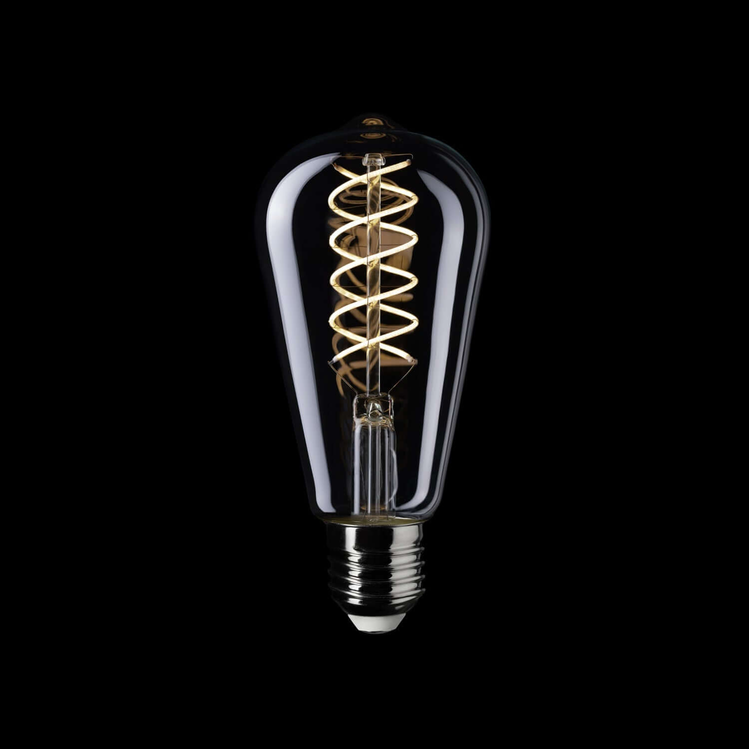 LED-Filamentlampe Weiß Edison ST64 5,9W 500Lm E27 2700K Dimmbarkeit – W02 – Produktansicht 1