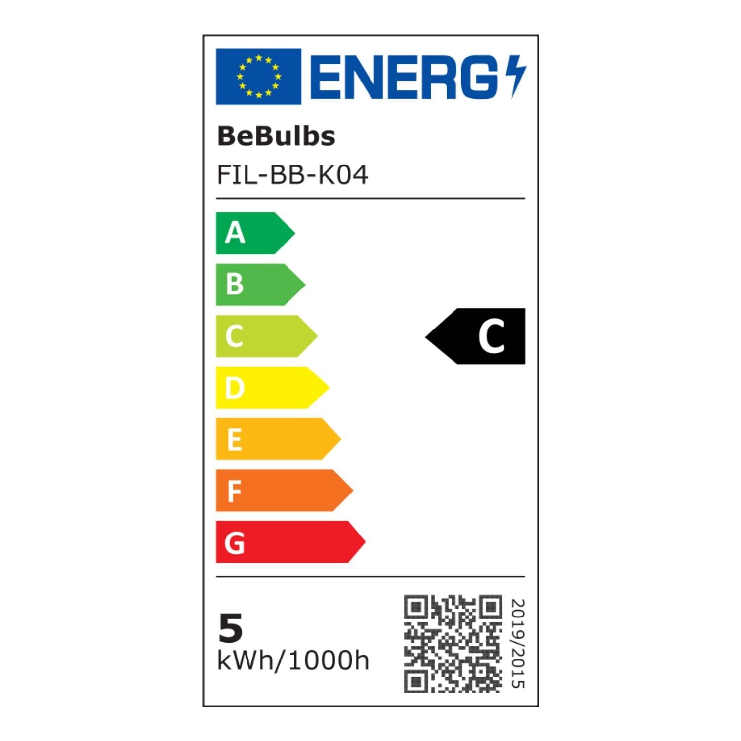 Glühbirne LED Lucia G125 4,8W 806Lm E27 2700K dimmbar - Grau – Produktansicht 1