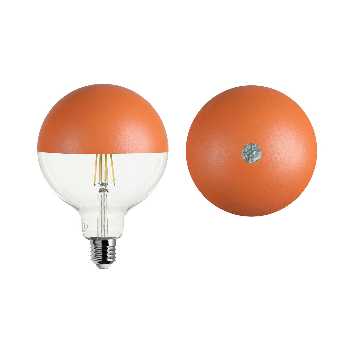 Glühbirne LED Maria G125 4,8W 806Lm E27 2700K dimmbar - Orange – Produktansicht 1