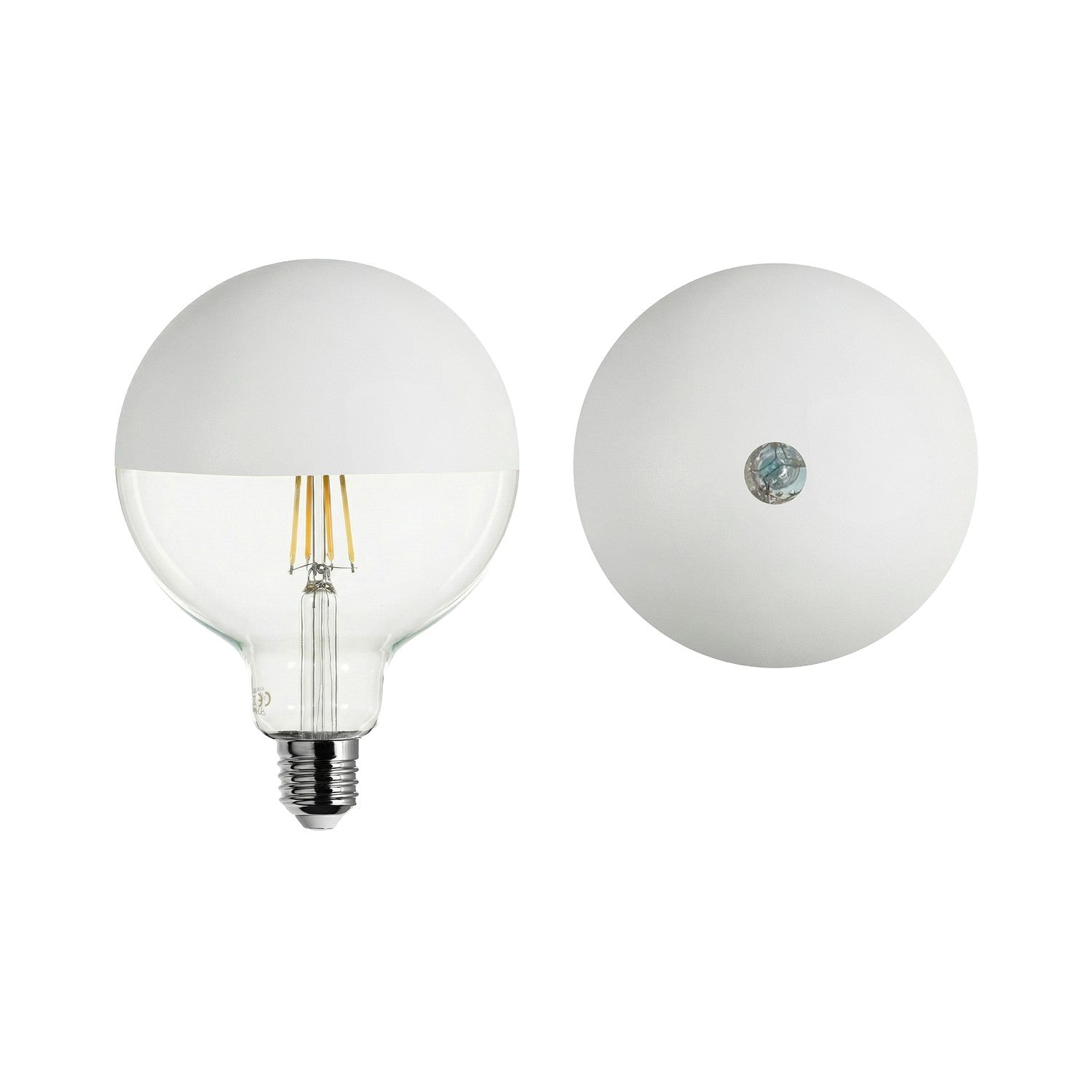 Glühbirne LED Maria G125 4,8W 806Lm E27 2700K dimmbar - Weiß – Produktansicht 1
