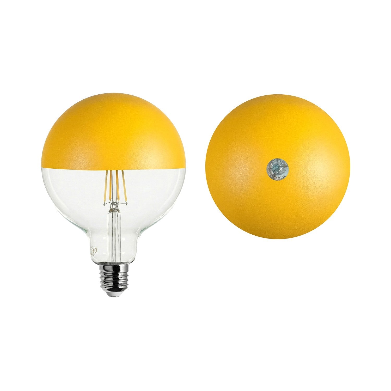 LED-Glühbirne Maria G125 4,8 W 806 lm E27 2700K Dimmbar - Gelb – Produktansicht 1