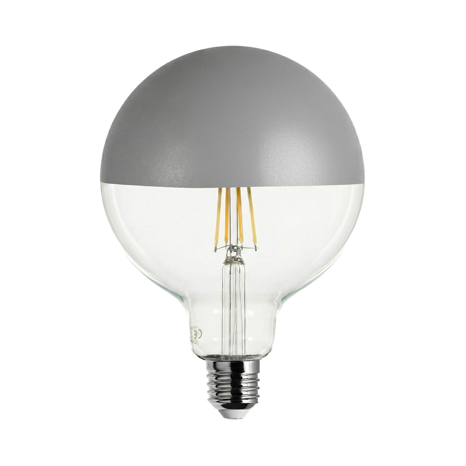 Glühbirne LED Maria G125 4,8W 806Lm E27 2700K dimmbar - Grau – Hauptbild
